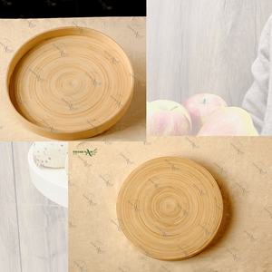 Bandeja para servir de bambú de Vietnam, naturalmente hermosa y ecológica, elegante y práctica con gran funcionalidad - Product Image 1
