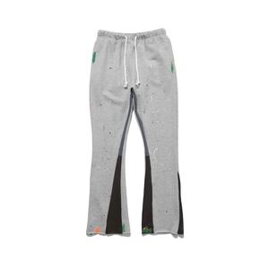 Digger International Wholesale 2026 Pantalons de survêtement personnalisés pour hommes, style streetwear, en molleton French Terry, coupe ample, délavé foncé - Product Image 1