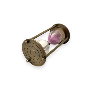 Sablier en laiton de 3 minutes, design classique et décoratif, idéal pour la maison, le bureau, la salle d'étude et comme cadeau - Product Image 2
