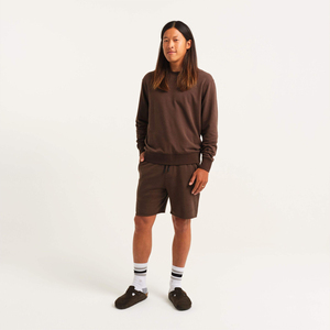 Custom Brown Casual Shorts Men Women Streetwear Cotton Drawstring Waist Soft Comfy Loose Fit Relaxed Summer Lounge Bottoms - Product Image 1