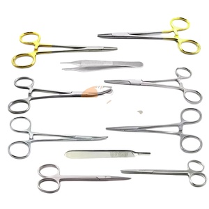 ชุดเครื่องมือผ่าตัดแบบแมนนวลสำหรับการผ่าตัดเล็ก ทำจากสแตนเลส รุ่นใหม่ล่าสุด สำหรับการถอดไหมเย็บ 11 ชิ้น - Product Image 1