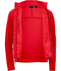 Veste en polaire rouge pour homme, fermeture éclair intégrale, col montant, coupe-vent, vêtement décontracté d'automne, coupe régulière, matière polyester - Product Image 6
