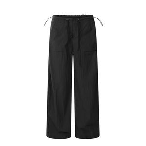 Pantalons coupe-vent pour hommes de qualité supérieure, vente en gros de pantalons pour hommes, pantalons coupe-vent 100% nylon avec poches cargo à rabat latéral - Product Image 1