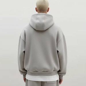 OEM 2026 Sweat-shirts à capuche zippés tendance pour hommes, avec fermetures éclair, couleur unie personnalisée, unisexe - Product Image 2