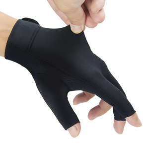 <b>Comfy</b> And Stylish Snooker Gloves Soft Touch Fabric Stretchy Material Double Best Stitching Snooker Gloves - Product Image 3