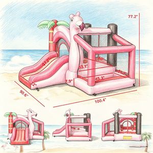 Grande Castello Gonfiabile da Esterno per Divertimento e Intrattenimento - Product Image 6