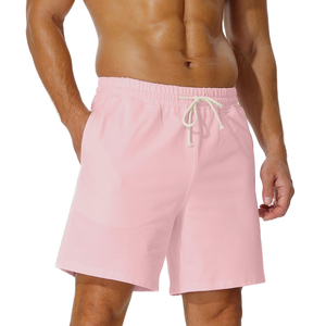 Shorts de sport en coton pour hommes, légers, confortables, décontractés, avec taille élastique, pour la course et le fitness - Product Image 2