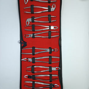 Ensemble de forceps d'extraction dentaire manuels professionnels en acier inoxydable pour molaires supérieures et inférieures, instrument chirurgical à poignée ergonomique - Product Image 3