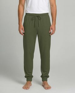 Ensemble de vêtements de détente d'été pour homme, confortable et écologique, en coton tricoté doux, t-shirt à manches longues et short assortis - Product Image 3