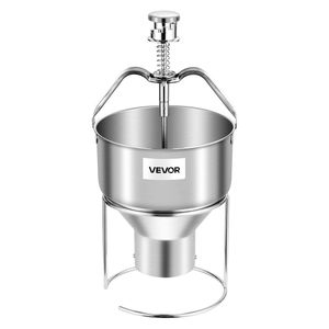 Dosatore Manuale per Ciambelle di Grande Capacità in Acciaio Inox 304, Attrezzatura Commerciale per Panifici, Dispenser per Impasto Regolabile a 6 Spessori - Product Image 1