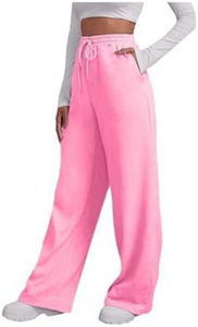 Custom <b>Black</b> <b>Womens</b> Wide Leg Jogger Pants Relaxed Fit Drawstring Waist Casual Athleisure <b>Trousers</b> Wholesale Apparel USA UK EU - Product Image 5