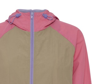 Wholesale Men's Casual Fashion Windbreaker Jacket High Quality 100% Polyester Windproof Waterproof Plus Size Hooded Color <b>Block</b> - Product Image 1