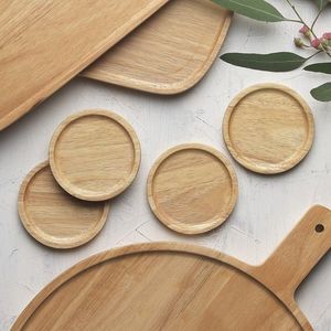 Ambience Lifestyle Superior Wooden Coaster Set Classic Design 300mm Diameter Long-Lasting Performance Attractive Presentation - Product Image 2