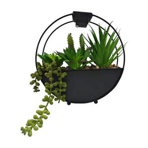 Maceta Colgante de Metal con Cadena, Decoración Interior y Exterior, Maceta para Balcón, Techo, Hogar, Soporte para Plantas, Acabado Negro - Product Image 6