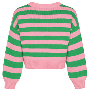 Alpha Kapa Alpha AKA <b>Women's</b> Casual Knitted <b>Cardigan</b> Sweater 100% Acrylic High Quality <b>cardigan</b> For Winter - Product Image 2