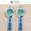 Premium Resin <b>Salad</b> Server Set <b>Salad</b> <b>Tools</b> Handmade Colorful Marbling Patterns Eco-Friendly Dishwasher Safe Home Kitchen - Product Image 5