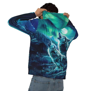 Sudadera con Capucha Sublimada para Hombre, con Logotipo Personalizado, Transpirable, Deportiva, de Invierno, 100% Algodón, para Gimnasio y Actividades al Aire Libre - Product Image 2