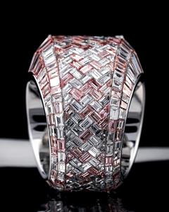 Anillo Cruzado de Lujo con Incrustaciones de Moissanita de 14 Quilates, Sin Níquel, Sin Plomo, Acabado en Oro y Plata, Joyería Hip Hop, Estilo Unisex Atrevido - Product Image 4