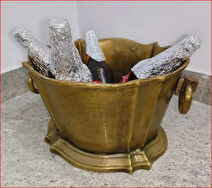 ถังแช่ไวน์แชมเปญ Cuvee De Prestige Du Louuis พร้อมกระถางปลูกต้นไม้ - Product Image 3
