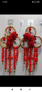 Colección AARNA, Decoración de Pared de Metal y Tela Art Deco Hecha a Mano para Decoración del Hogar, Paquete de Varias Piezas, Regalo Único para Cumpleaños o Diwali - Product Image 4