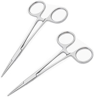 Hoogwaardig chirurgisch roestvrij staal 12,5 cm Halstead rechte Mosquito hemostatische forceps set 2 stuks SIGAL MEDCO Jewelry