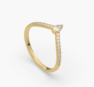 White <b>Fine</b> <b>Ring</b> Brilliant Cut Diamond Bridal Band Bezel Set Wedding Engagement Jewelry 18K Gold Plated IGI Certified Custom Size - Product Image 4