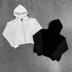 Sudaderas con Cierre de Cremallera y Pedrería para Hombre, Diseño de Última Moda, Calidad Premium, Nueva Llegada, Sudaderas Básicas de Mezcla de Algodón a Bajo Precio, Estilo Único - Product Image 3