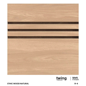 Carrelage en porcelaine pour salon, aspect bois, finition mate, intérieur, Porcelanato 600x600mm, fabricant Inde - Product Image 1