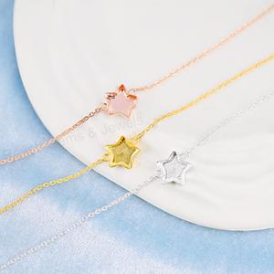 Handmade Sterling <b>Silver</b> 18K Gold Plated 10mm Star Blank Bezel Cup Chain <b>Bracelet</b> Setting Breastmilk Keepsake DIY Resin Bag - Product Image 6