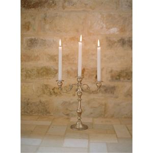 Vintage Brass Finish Metal Candelabra 5 Arm <b>Candle</b> <b>Holder</b> Antique Table Centerpiece Wedding Home Decor Wholesale Hospitality - Product Image 4