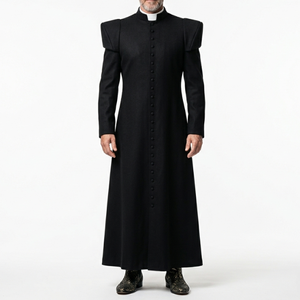 Vestimenta Religiosa Premium, Túnica Sacerdotal para el Clérigo, Túnica Litúrgica Bordada Personalizada 2026 - Product Image 1