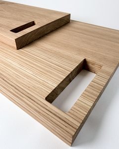 <b>Wooden</b> Rectangle Chopping Block with <b>Wooden</b> Handle Single <b>Piece</b> Package Eco-Friendly and Dishwasher Safe for Kitchen Use - Product Image 5