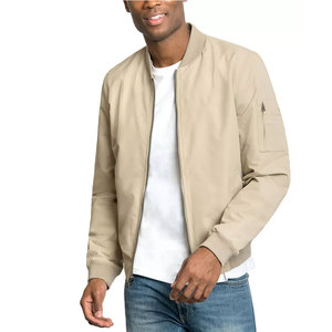 Top Selling Men's Casual Bomber <b>Jacket</b> New Design Lightweight High Quality Polyester Nylon Full Sleeves Bomber <b>Jackets</b> - Product Image 2