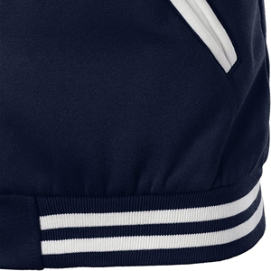 Custom High Quality <b>Men</b> Black Varsity <b>Jacket</b> <b>White</b> Leather Sleeve College Bomber Letterman Unisex Baseball <b>Jacket</b> Wholesale OEM - Product Image 4