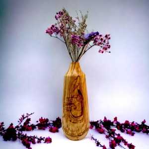 Jarrón de Bambú y Madera Ecológico Más Vendido con Patrones Intrincados Tallados a Mano para una Decoración Elegante del Hogar a los Mejores Precios - Product Image 5