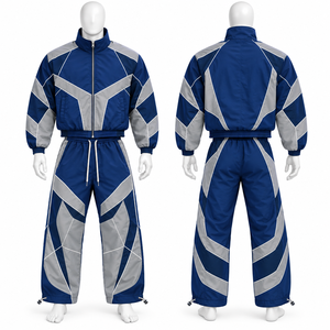 Manufacture High Quality Zip up Windbreaker Sets Track Suit Jogger Custom Logo <b>Nylon</b> <b>Tracksuits</b> for <b>Men</b> - Product Image 4