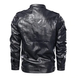 Chaqueta de Cuero para Hombre Hecha a Mano, Estilo Bomber, con Capucha, Impermeable, de Alta Calidad, Piel de Vaca, Estilo Motero - Product Image 5