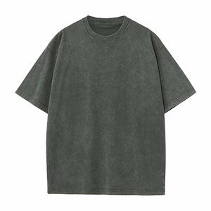 T-shirt surdimensionné pour homme en coton 100% de haute qualité, avec épaules tombantes et broderie personnalisée, vente en gros - Product Image 4