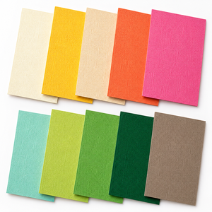 Promotion Campaign Textured Cardstock 216gsm (80lb) 12x12 Inch PK10 Heavy Card For DIY Decor Scrapbook Craft Project Die Cut - Product Image 1