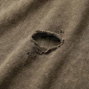 T-shirts délavés tendance, style streetwear décontracté, confortables pour le quotidien, mode masculine - Product Image 6
