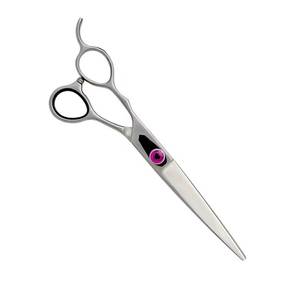 Ciseaux à cheveux professionnels en acier inoxydable, lame tranchante, manche long, pour droitiers, ciseaux de coiffure - Product Image 1