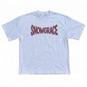 เสื้อยืดแขนสั้นผู้ชาย Snowgrace ผ้าฝ้ายทรงปกติ คอกลม พิมพ์ลายตัวอักษร ผ้าเจอร์ซีย์ สวมใส่สบาย - Product Image 1