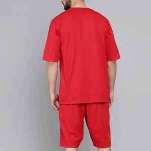 Conjunto de verano con estampado Hawaiano para hombre, camisa informal de manga corta y pantalones cortos, traje de playa de dos piezas - Product Image 2