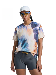 T-shirt tricoté respirant tie-dye pour homme, col rond, coupe décontractée, avec motif – Nouvelle collection 2026, très tendance - Product Image 5