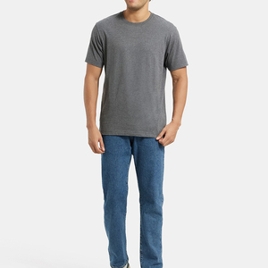 T-shirt décontracté pour homme, design personnalisé, couleur unie élégante, coupe ample, manches courtes, coupe ajustée, t-shirt d'été confortable pour homme - Product Image 4