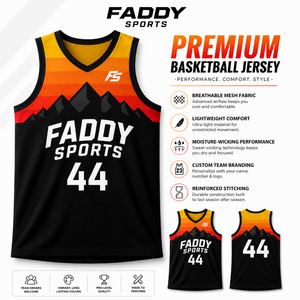 Maillot de basket-ball personnalisé par sublimation, séchage rapide, respirant, uniforme d'équipe, vêtements de basket-ball personnalisés pour hommes, vente en gros de vêtements de sport - Product Image 5