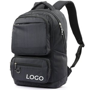 Micvia <b>Black</b> Nylon Laptop <b>Backpack</b> with Water Resistance and Multiple Zippered Compartments for <b>Men</b> Women - Product Image 1