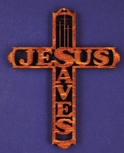 Rustic Handmade Wooden Cross Religious Artisan Wooden & Bone Cross <b>Charm</b> by Curio Craft - Product Image 4