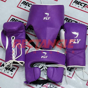 Ensemble de boxe Muay Thai de qualité supérieure avec logo personnalisé, modèle professionnel dernier cri, super confortable, en cuir professionnel pour le kickboxing - Product Image 5