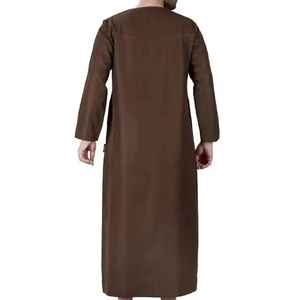 Vestido Musulmán 2026, Ropa Casual Lisa, Venta al Por Mayor, Tallas Grandes para Hombre, Transpirable, Poliéster, Largo hasta el Suelo, Servicio OEM, Islámico con Cuentas - Product Image 2